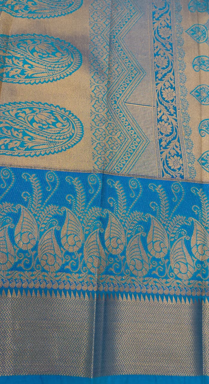 Full work Woven silk saree