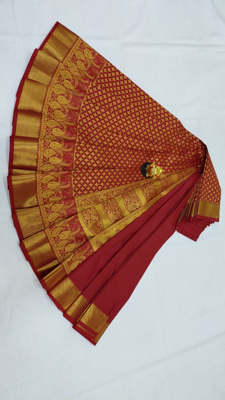 Full work Woven silk saree